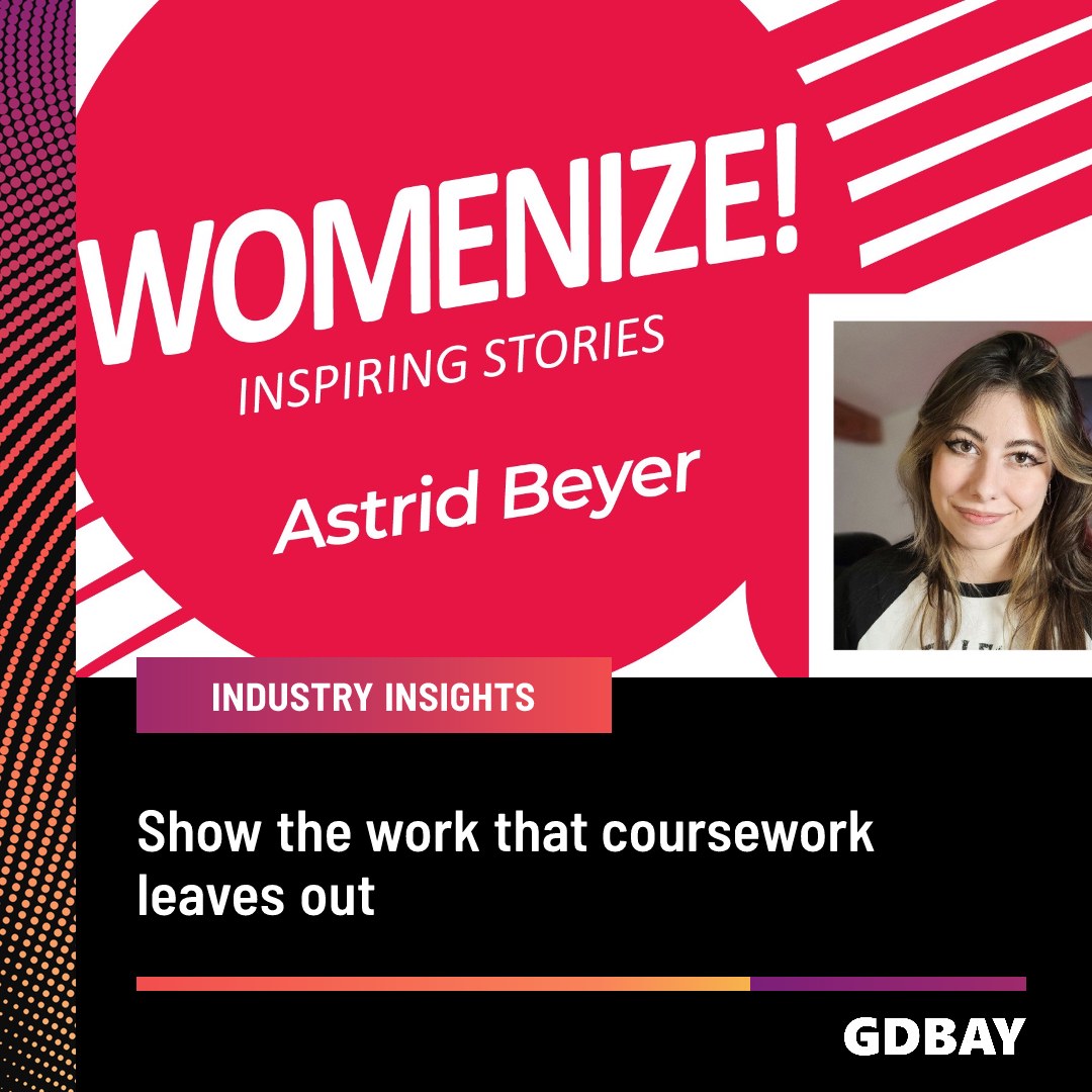 Astrid Beyer explains how creative projects demonstrate technical skills beyond a CV