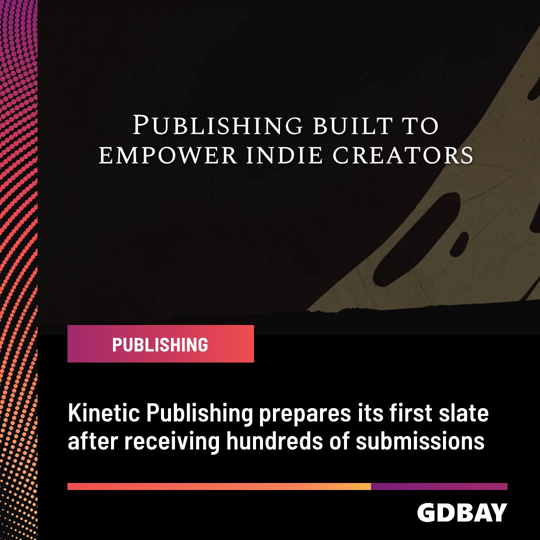 Kinetic Publishing prepares its first slate after receiving hundreds of submissions