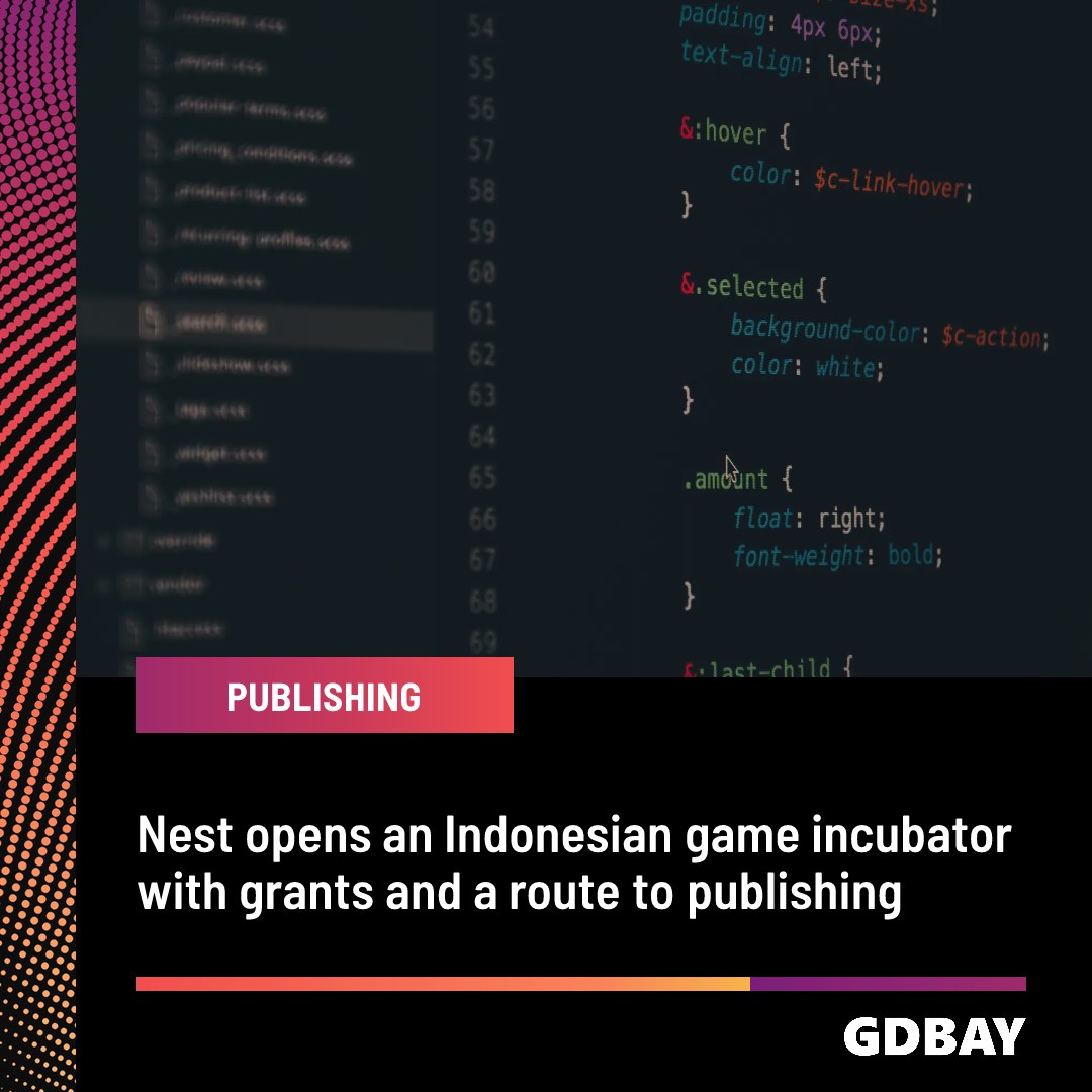 Nest opens an Indonesian game incubator with grants and a route to publishing