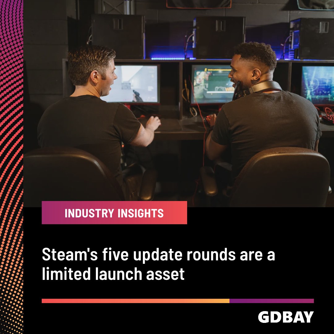 Steam gives each game five update visibility rounds—use them for moments that matter