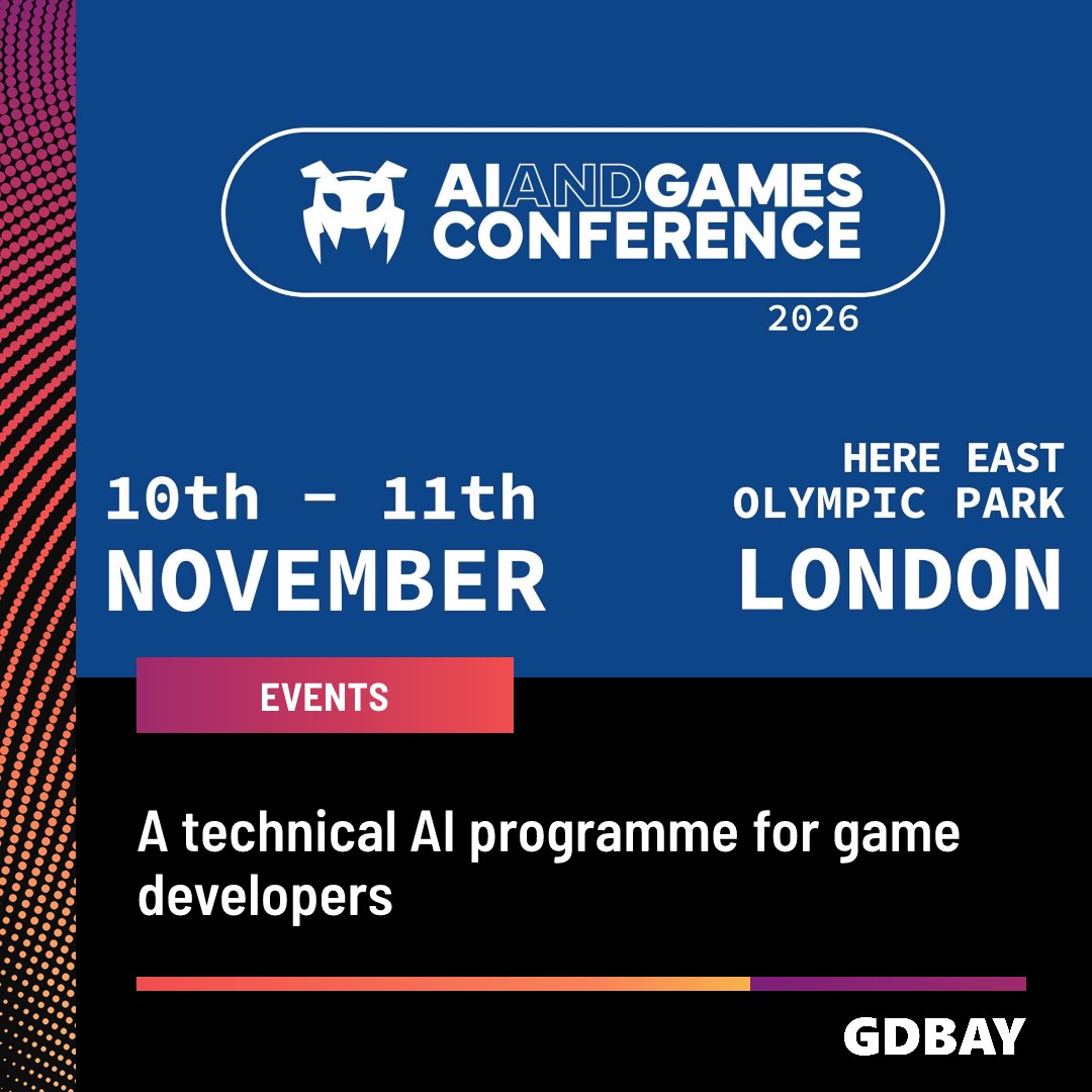 AI and Games Conference returns to London on 10–11 November