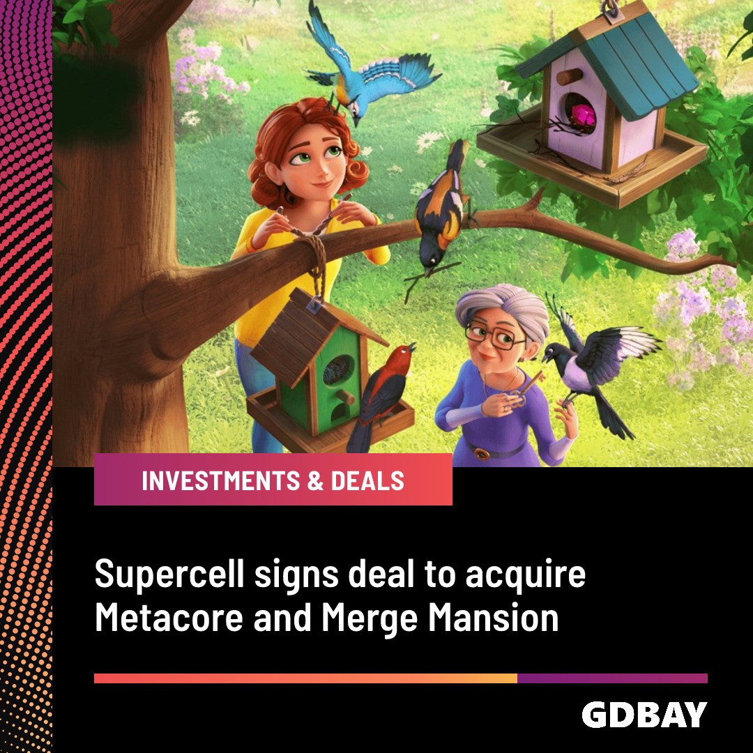 Supercell signs deal to acquire Metacore and Merge Mansion