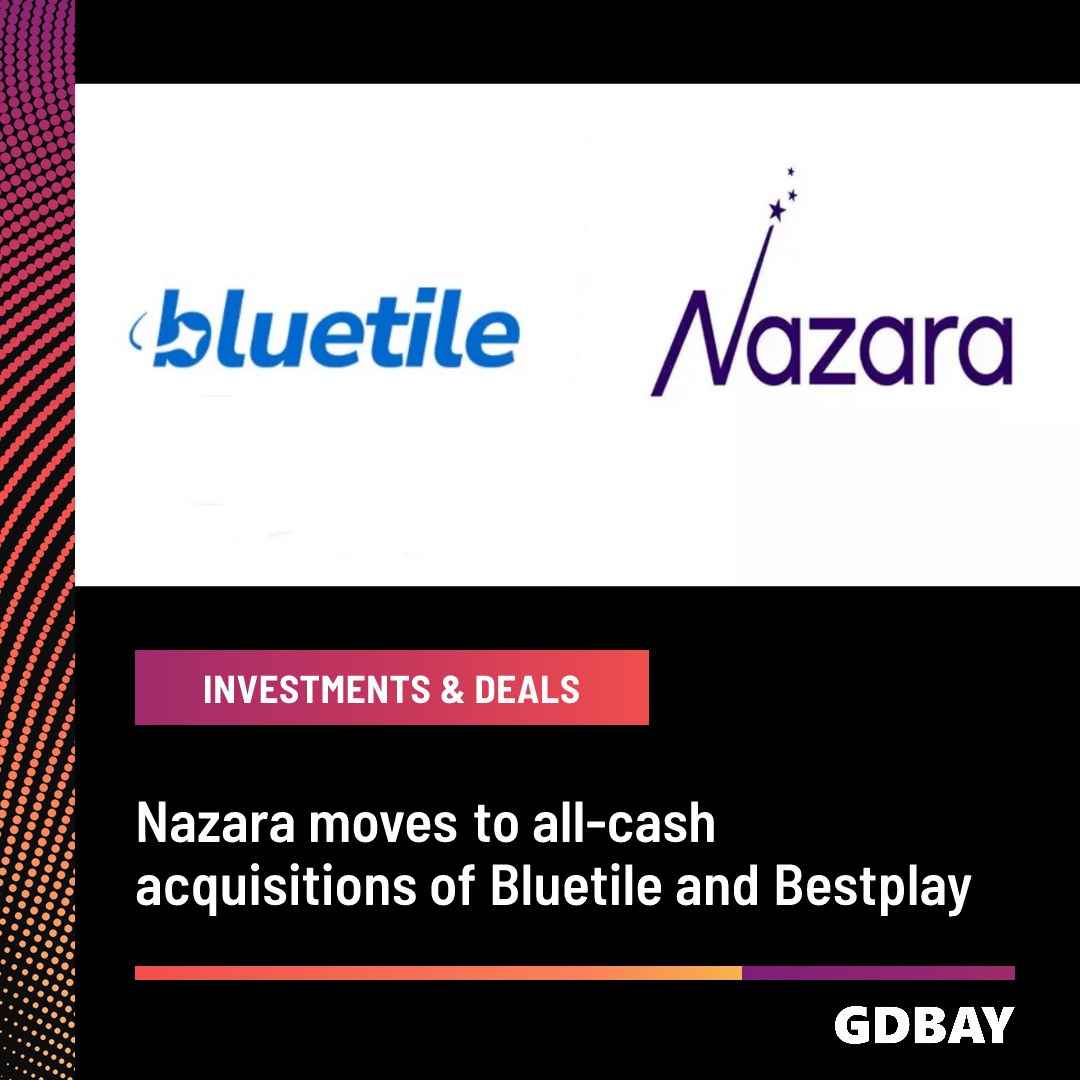 Nazara moves to all-cash acquisitions of Bluetile and Bestplay
