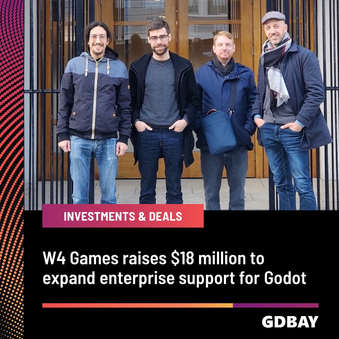 W4 Games raises $18 million to expand enterprise support for Godot